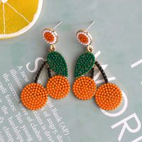 1 Pair Exaggerated Funny Novelty Pumpkin Alloy Drop Earrings main image 2