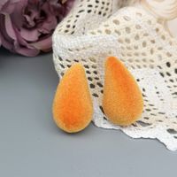 1 Pair Simple Style Water Droplets Patchwork Ccb Ear Studs sku image 4