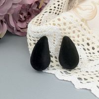 1 Pair Simple Style Water Droplets Patchwork Ccb Ear Studs main image 5