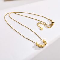 304 Stainless Steel Casual Classic Style Plating Solid Color Necklace main image 4