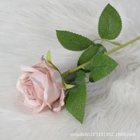 Elegante Rosa Franela Plantas De Imitación 1 Pieza sku image 18