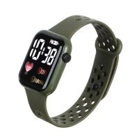Casual Square Snap Button Electronic Kids Watches sku image 4