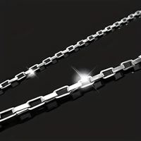 Solid Color Solid Color Stainless Steel Necklace In Bulk main image 4