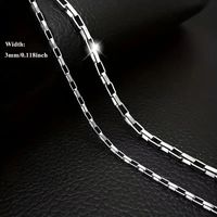 Einfarbig Einfarbig Rostfreier Stahl Halskette In Masse main image 5