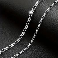 Solid Color Solid Color Stainless Steel Necklace In Bulk main image 1