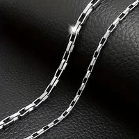 Solid Color Solid Color Stainless Steel Necklace In Bulk main image 6