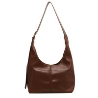 Women's All Seasons Pu Leather Solid Color Classic Style Square Zipper Shoulder Bag sku image 2