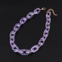 Casual Oval Arylic Women's Necklace sku image 9
