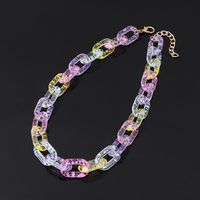 Casual Oval Arylic Women's Necklace sku image 10