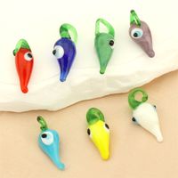 Funny Vegetable Glass Patchwork Glass Charms Jewelry Accessories main image 11