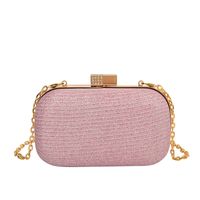 Women's Mini All Seasons Arylic Solid Color Classic Style Square Zipper Evening Bag sku image 4