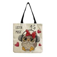 Women's Casual Cartoon Shopping Bags sku image 3