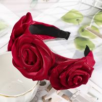 Retro Flower Cloth Hair Band sku image 3