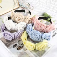 Retro Flower Cloth Hair Band main image 2