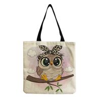 Women's Casual Cartoon Shopping Bags sku image 18