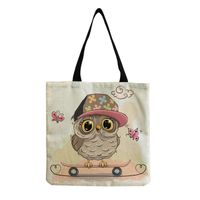 Women's Casual Cartoon Shopping Bags sku image 16