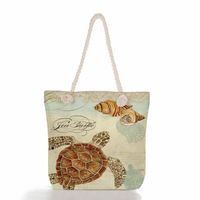 Women's Classic Style Tropical Canvas Shopping Bags sku image 10