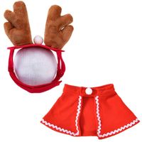 Pet Clothes Christmas Cloak Dress Up Cat Scarf And Hat Small Dog Cloak Corgi Dog Christmas Clothes Wholesale main image 4