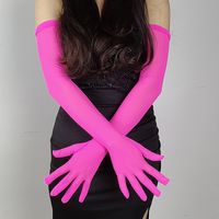Women's Vacation Solid Color Gloves 1 Pair sku image 4