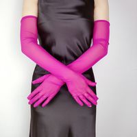 Women's Vacation Solid Color Gloves 1 Pair sku image 8