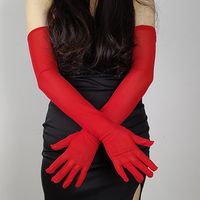 Women's Vacation Solid Color Gloves 1 Pair sku image 2