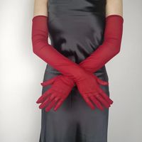 Women's Vacation Solid Color Gloves 1 Pair sku image 6