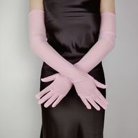 Women's Vacation Solid Color Gloves 1 Pair sku image 7