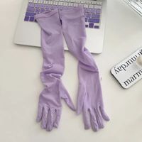 Women's Vacation Solid Color Gloves 1 Pair sku image 15
