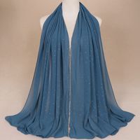 Women's Simple Style Solid Color Chiffon Scarf sku image 14