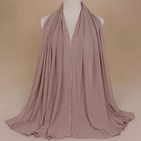 Women's Simple Style Solid Color Chiffon Scarf sku image 11