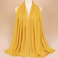 Women's Simple Style Solid Color Chiffon Scarf sku image 6