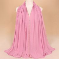 Women's Simple Style Solid Color Chiffon Scarf sku image 4
