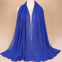 Women's Simple Style Solid Color Chiffon Scarf sku image 8