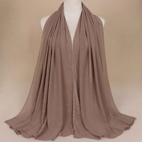 Women's Simple Style Solid Color Chiffon Scarf sku image 13