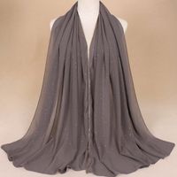 Women's Simple Style Solid Color Chiffon Scarf sku image 18