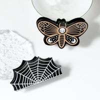 Lady Spider Web Bat Butterfly Arylic Hair Claws main image 4