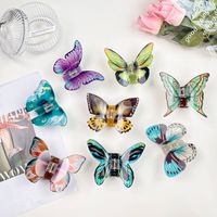 Elegant Basic Lady Butterfly Arylic Hair Claws main image 1