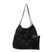 Women's Medium Summer Pu Leather Solid Color Classic Style Square Zipper Shoulder Bag sku image 5