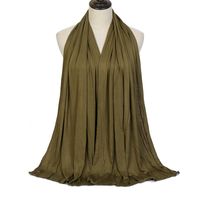 Women's Simple Style Solid Color Monel Scarf sku image 8