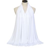 Women's Simple Style Solid Color Monel Scarf sku image 29