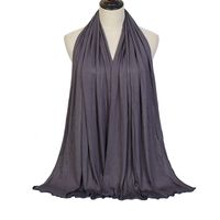 Women's Simple Style Solid Color Monel Scarf sku image 3