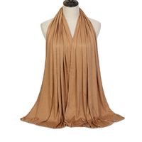 Women's Simple Style Solid Color Monel Scarf sku image 17