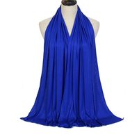 Women's Simple Style Solid Color Monel Scarf sku image 5