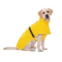 Einfacher Einfarbiger Wasserdichter Hunde Regenmantel Für Den Außenbereich sku image 1