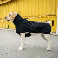 Simple Solid Color Outdoor Waterproof Pet Dog Raincoat main image 2