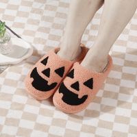 Unisex Vintage Style Animal Solid Color Round Toe Cotton Slippers main image 4