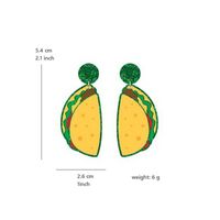 Wholesale Jewelry Lady Streetwear Cartoon Character Fruit Arylic Drop Earrings sku image 1