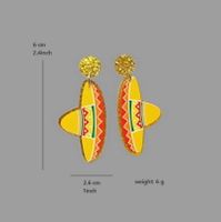 Wholesale Jewelry Lady Streetwear Cartoon Character Fruit Arylic Drop Earrings sku image 5