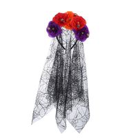 Gotisch Lolita Blume Schädel Tuch Epoxid Haarband sku image 4