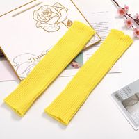 Women's Casual Solid Color Polyacrylonitrile Fiber Crew Socks A Pair sku image 5